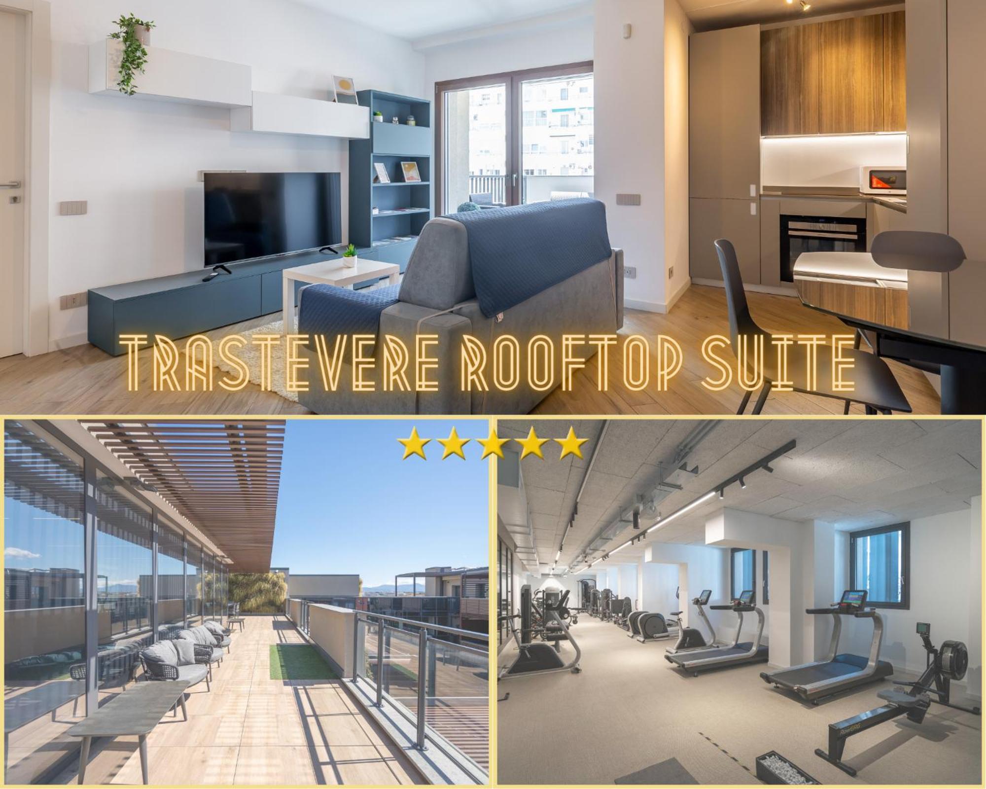 Appartamento Aurealiving - Trastevere With Rooftop & Gym, Your Place In *